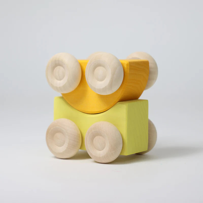 Grimms Stacking Cars Yellow
