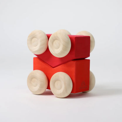 Grimms Stacking Cars Red
