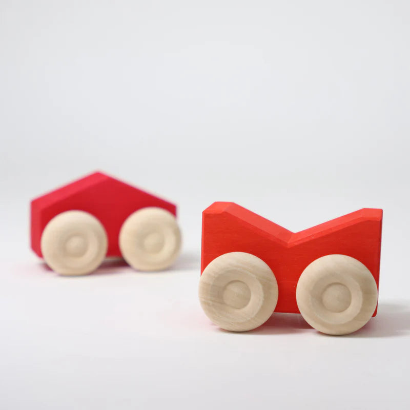 Grimms Stacking Cars Red