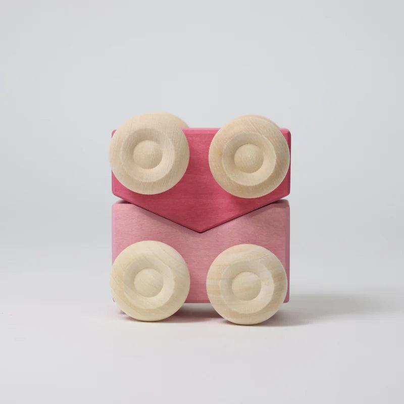 Grimms Stacking Cars Pink