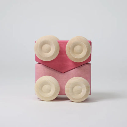 Grimms Stacking Cars Pink