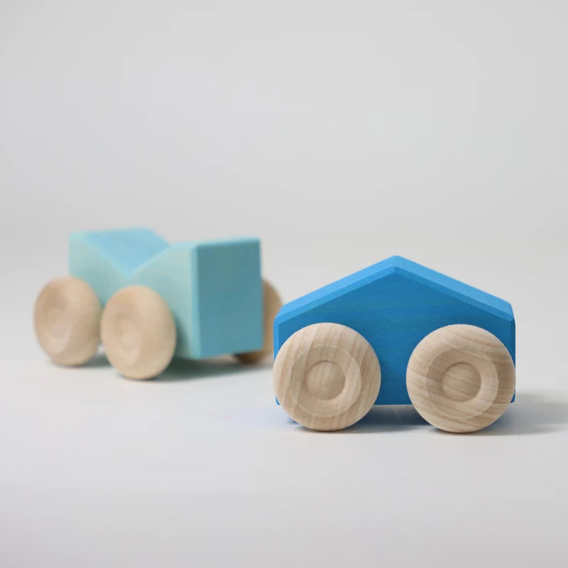 Grimms Stacking Cars Blue