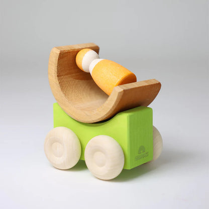 Grimms Stacking Cars Green