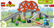 LEGO DUPLO Town 10426 Train Bridge and Tracks Expansion Set