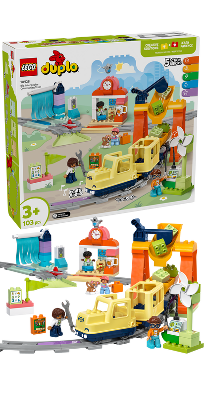 LEGO DUPLO 10428 Big Interactive Community Train