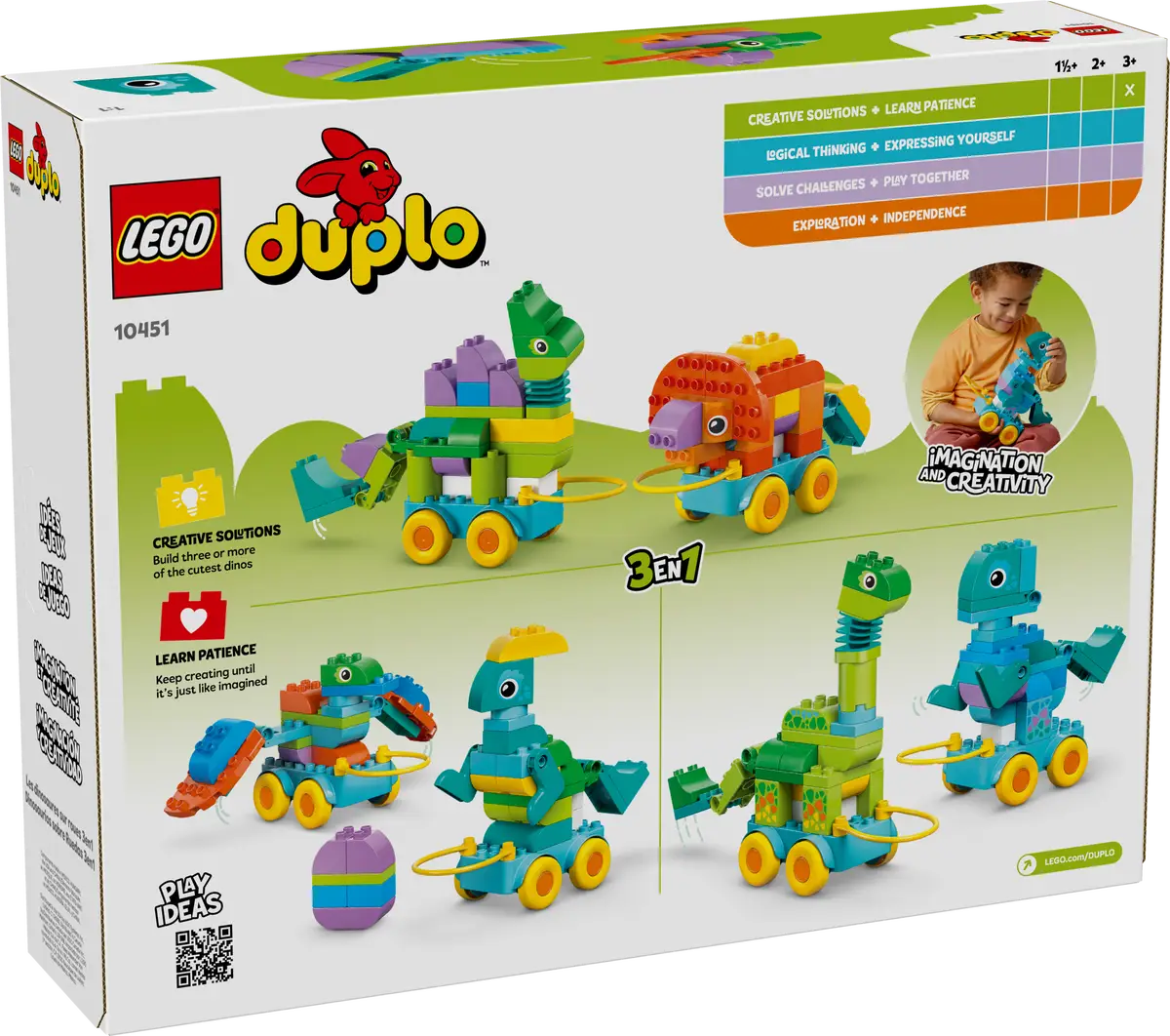 Lego  Duplo 10451 3in1 Dinosaurs on Wheels