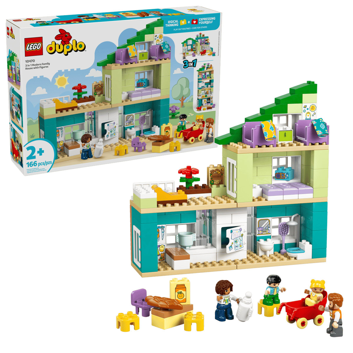 Lego Duplo 10470 3 in 1 Modern Family House with Figures