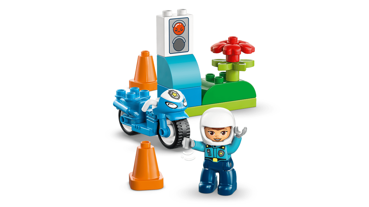 Lego Duplo 10471 Blue Police Motorcycle