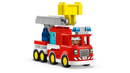 Lego Duplo 10473 Fire Truck with Hose and Firefighter