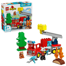Lego Duplo 10473 Fire Truck with Hose and Firefighter