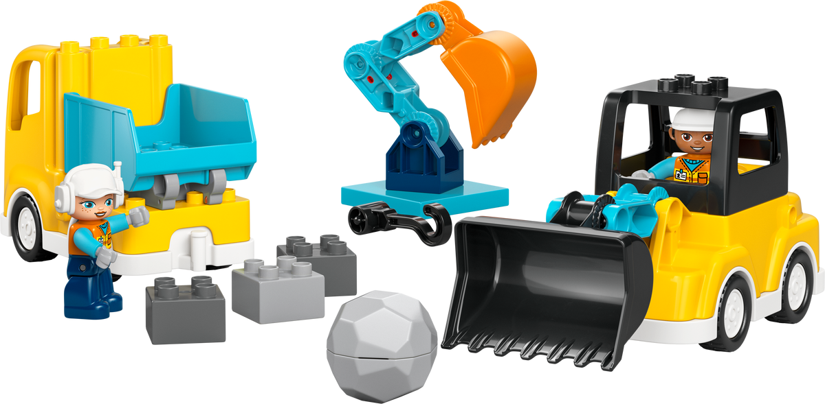 LEGO DUPLO Town 10475 3 in 1 Construction Vehicles