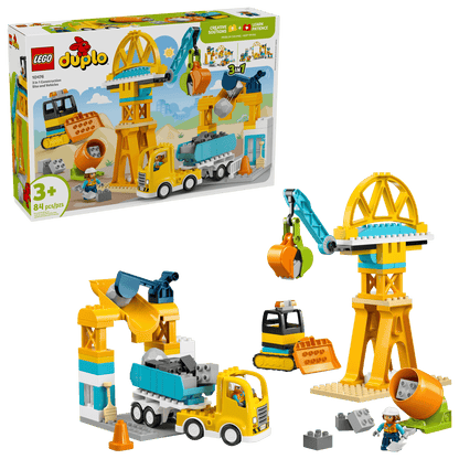 Lego Duplo 10476 3 in 1 Construction Site and Vehicles