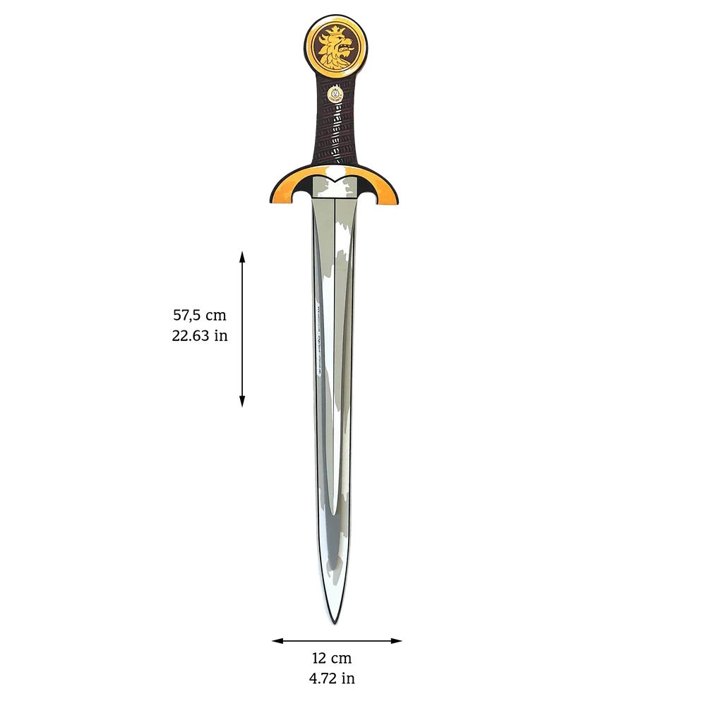 Liontouch  Noble Knight Sword, Red, Three Layers