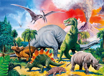 Ravensburger Among the Dinosaurs, 100pc XXL