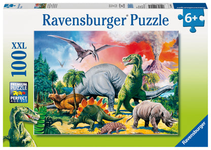 Ravensburger Among the Dinosaurs, 100pc XXL