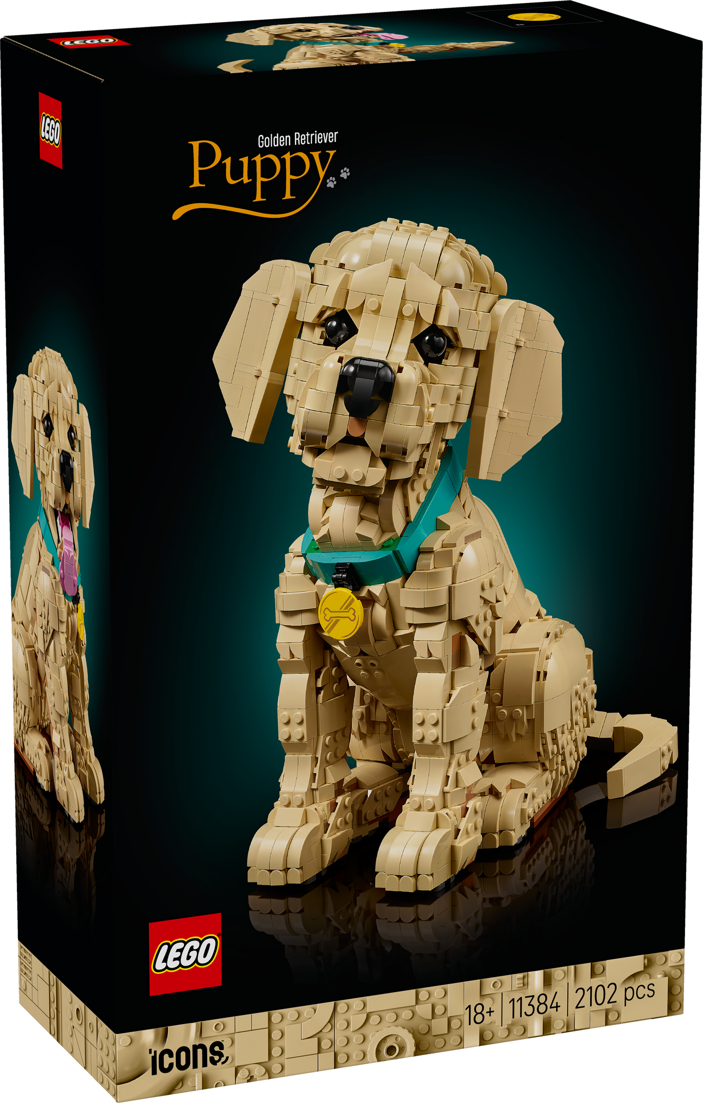 LEGO ICONS 11384 Golden Retriever Puppy