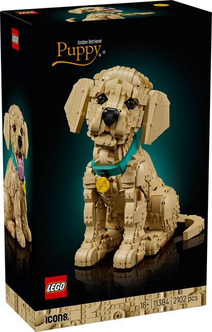 LEGO ICONS 11384 Golden Retriever Puppy