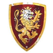 Liontouch Noble Knight Shield, Red, One Layer