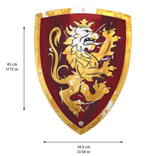Liontouch Noble Knight Shield, Red, One Layer