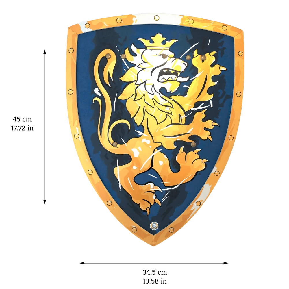 Liontouch  Noble Knight Shield, Blue, One Layer