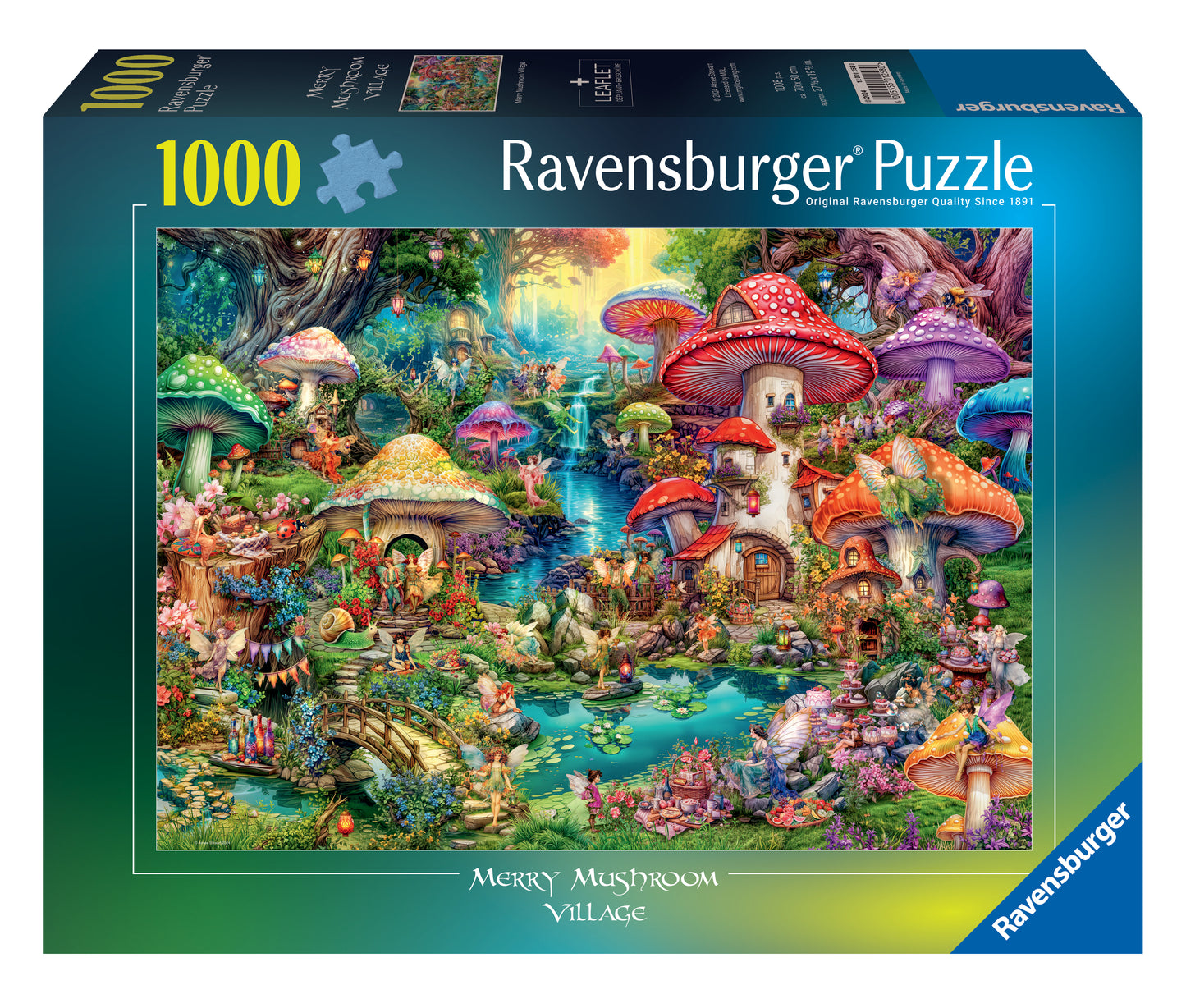 Ravensburger Merry Mushroom Village, 1000pc
