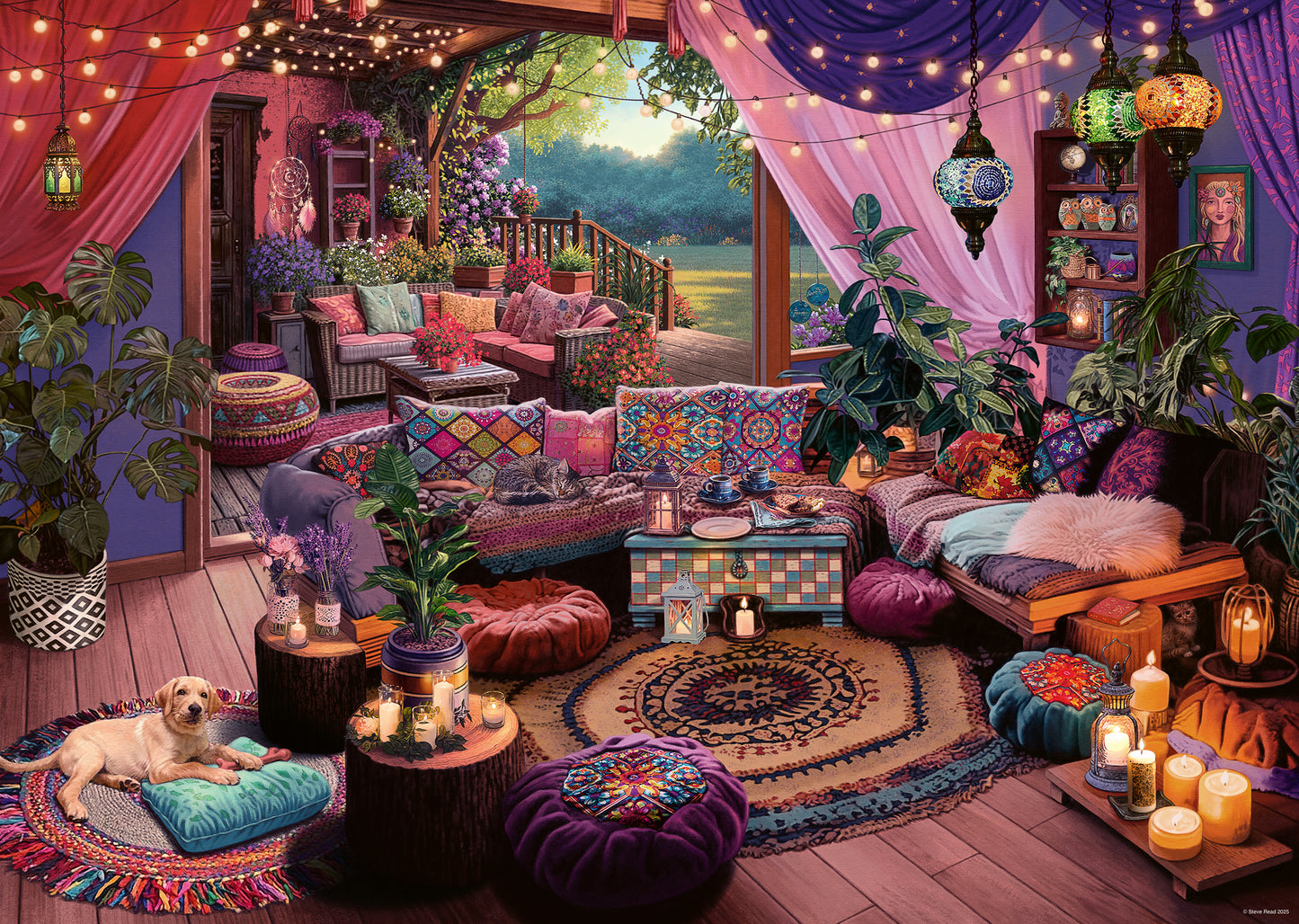 Ravensburger My Haven No.12 Boho Retreat, 1000pc
