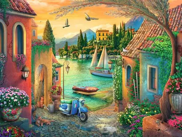 Ravensburger Villas by the Sea 750pc Large Format