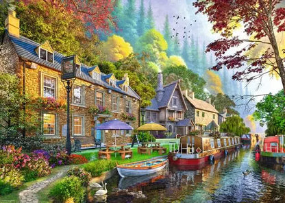 Ravensburger Down the Lane No.6 Canal side Lane, 1000pc