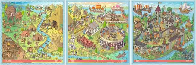 Ravensburger Puzzle Up History (100,121,144pc)