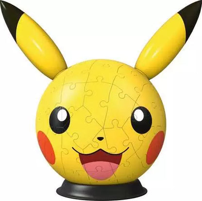 Ravensburger Pokemon Pikachu with Ears 3D Puzzle Ball, 72pc