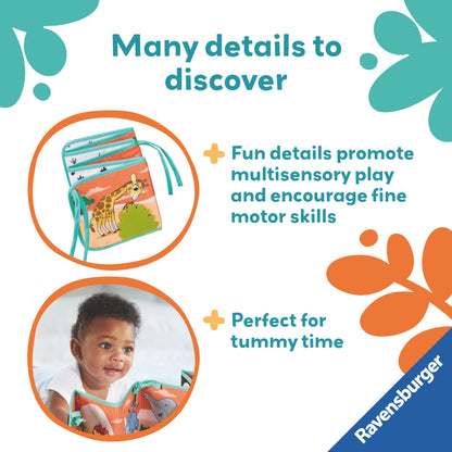 Ravensburger Tummy Time Book: Wild Animals