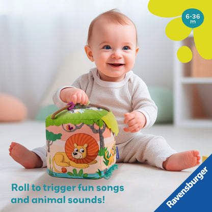Ravensburger Roll & Play Sound Cube: Wild Animals