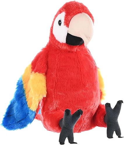 Wild Republic Plush Cuddlekins Macaw Scarlet 30Cm