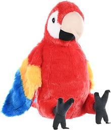 Wild Republic Plush Cuddlekins Macaw Scarlet 30Cm