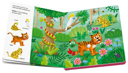 Ravensburger Shh Who's there? Jungle Animals Book