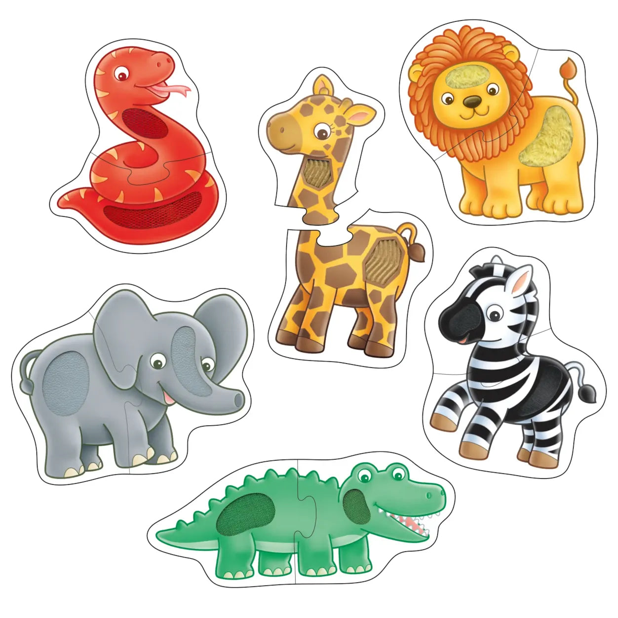 Orchard Toys Match & Feel - 2 Piece Puzzle