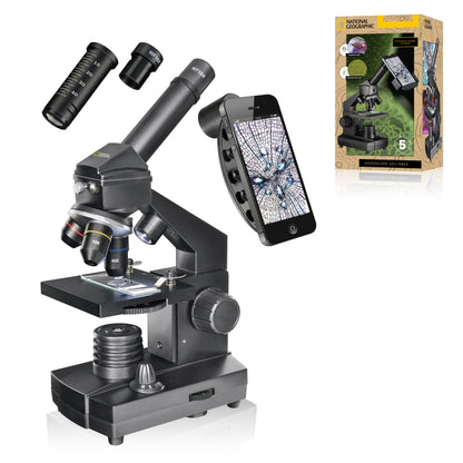 Bresser 40X-1280X Microscope With Smartphone Holder