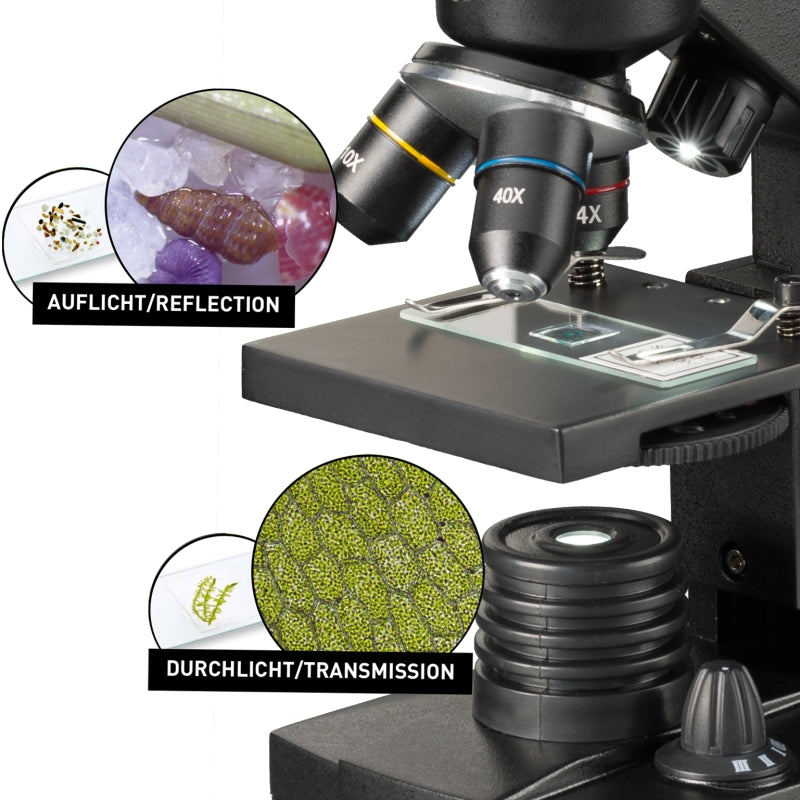 Bresser 40X-1280X Microscope With Smartphone Holder