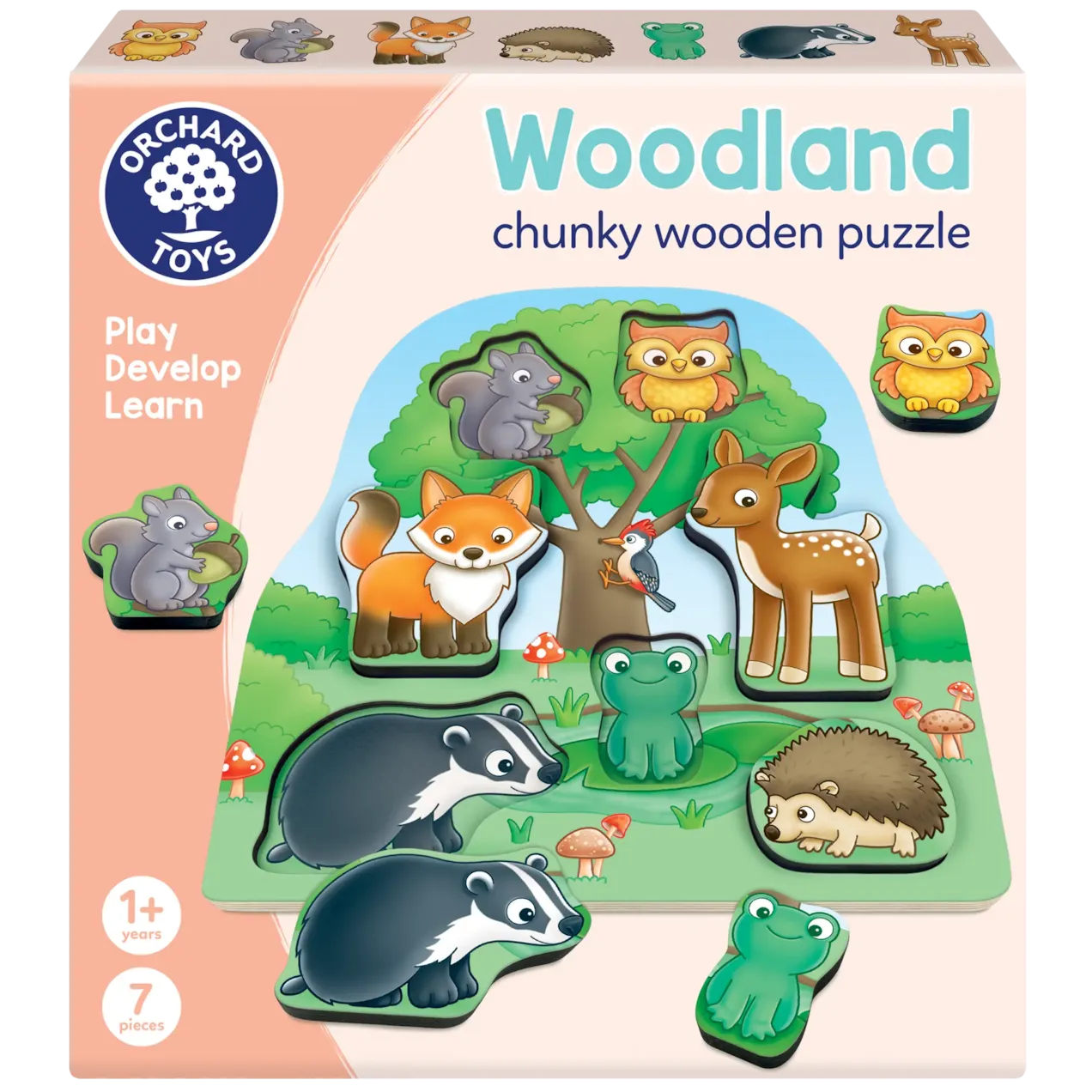 Orchard Toys Woodland Chunky Wooden Puzzle