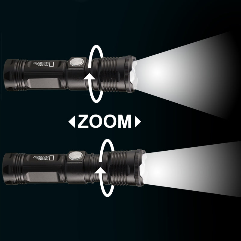 Bresser National Geographic Iluminos 1000 Led Zoom Flashlight 1000 Lm