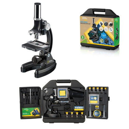Bresser National Geographic Microscope 300X-1200X Incl. Hardcase