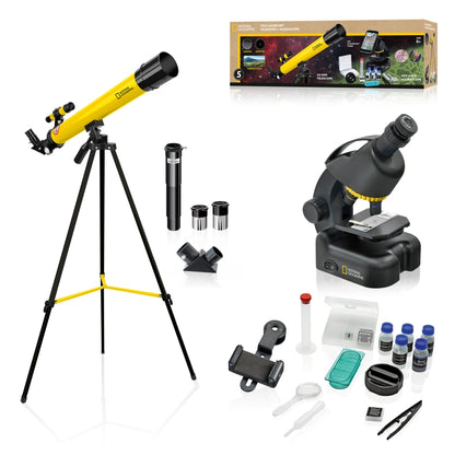 Bresser Natioanl Geographic Telescope + Microscope Set For Advanced Users