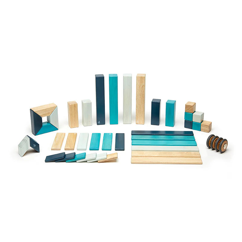Tegu 42 Piece Set - Blues