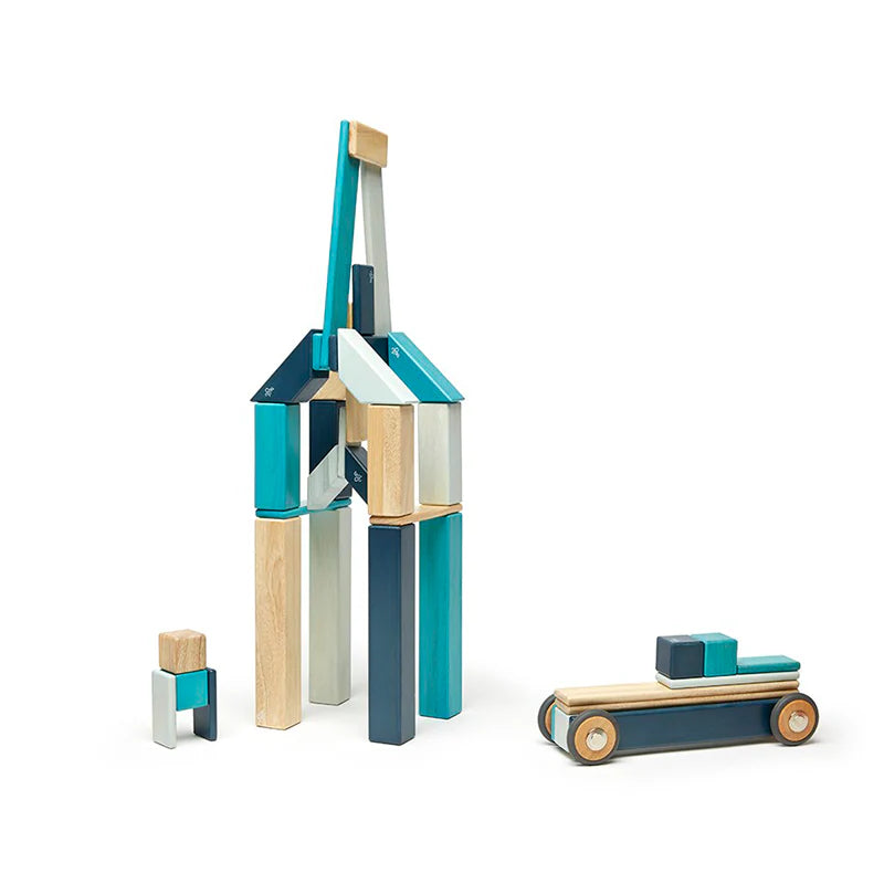 Tegu 42 Piece Set - Blues