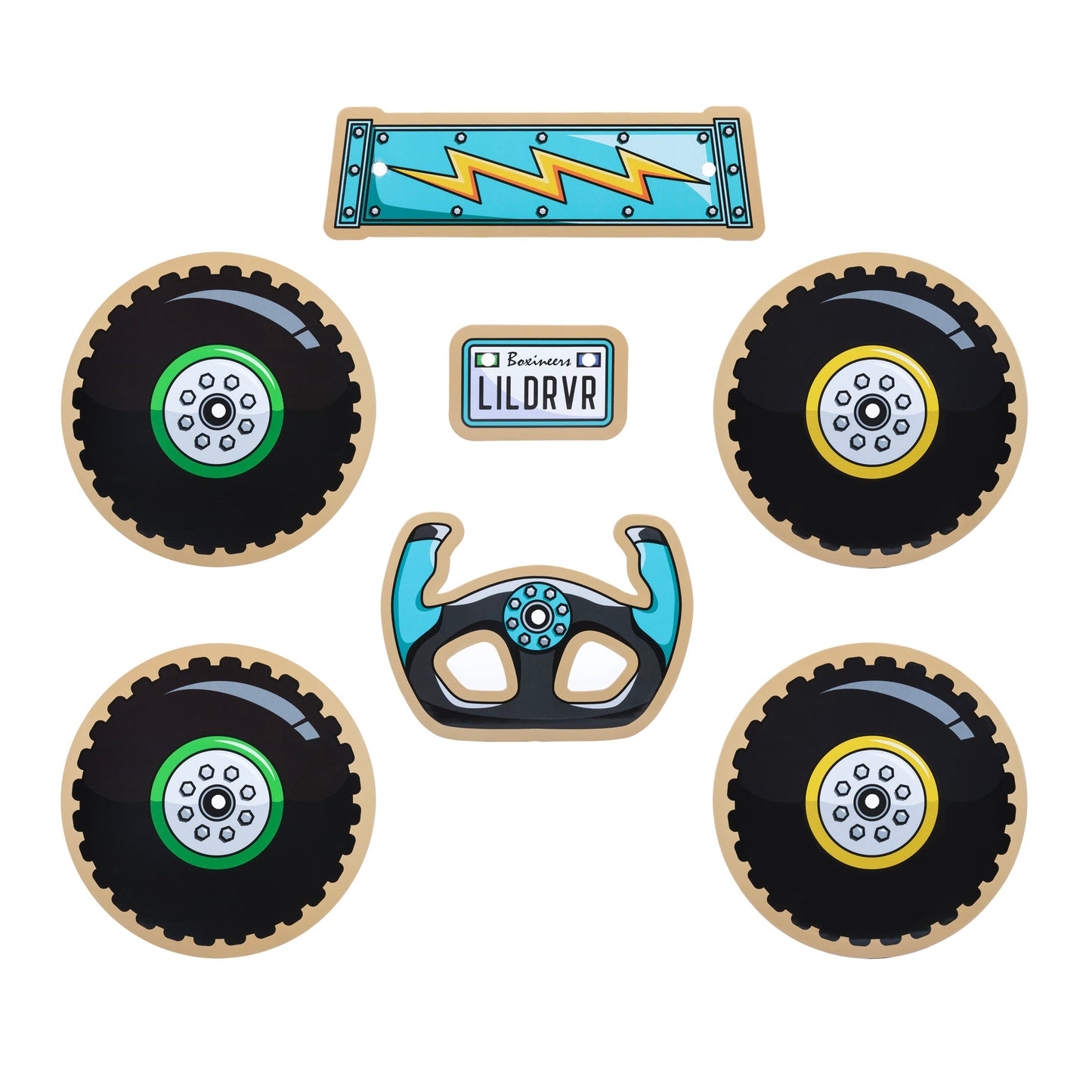Learning Resources Educational Insights Boxineers™ Cardboard Vehicles