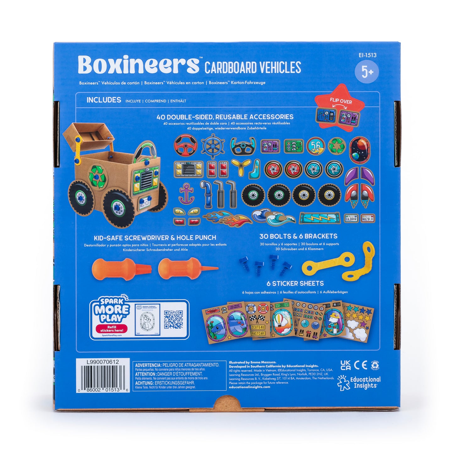 Learning Resources Educational Insights Boxineers™ Cardboard Vehicles