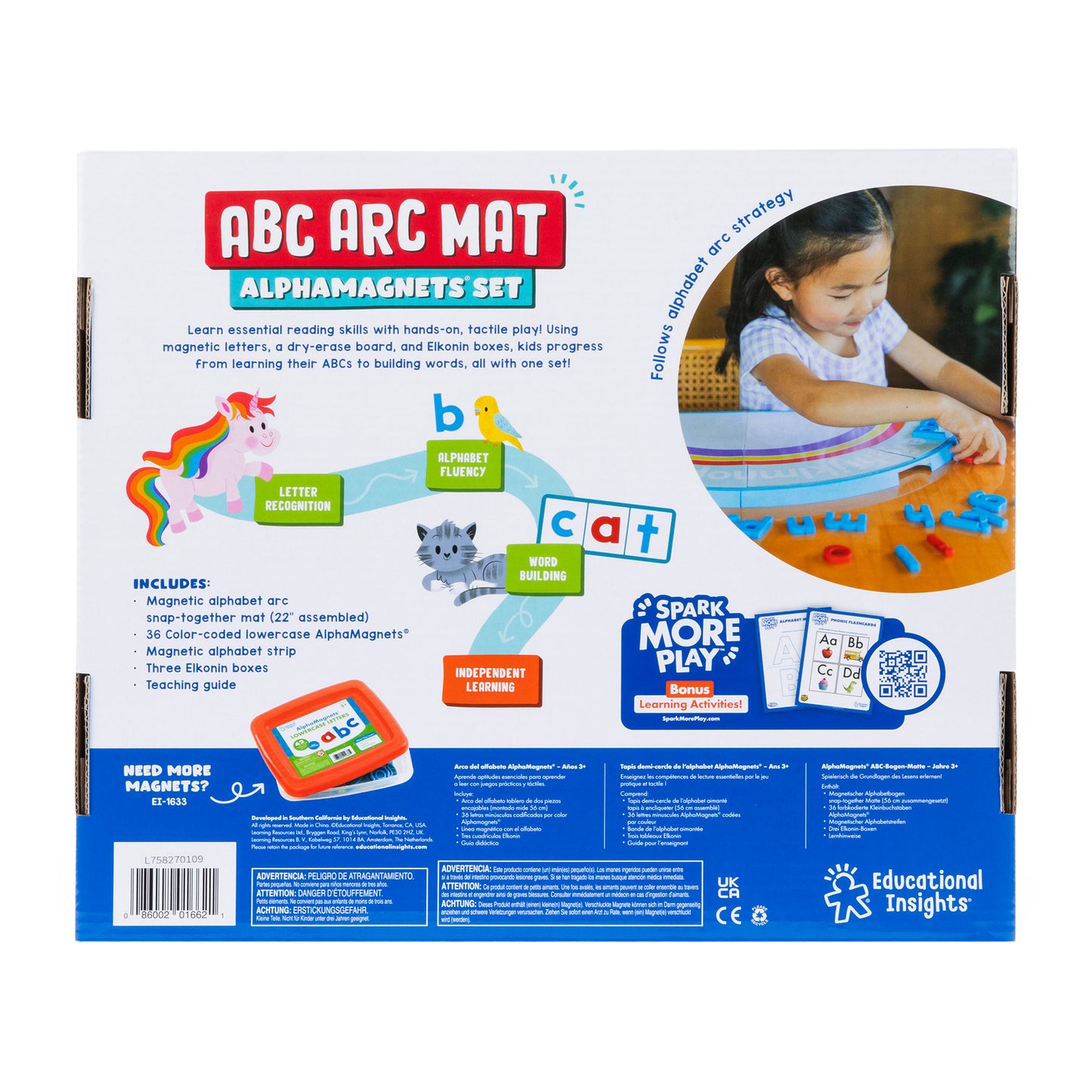 Learning Resources ABC Arc Mat: AlphaMagnets® Set