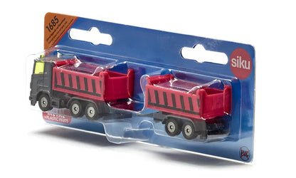 Siku 1:87 Truck W/Dumper Body & Tipping Trailer