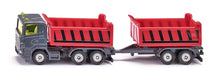 Siku 1:87 Truck W/Dumper Body & Tipping Trailer