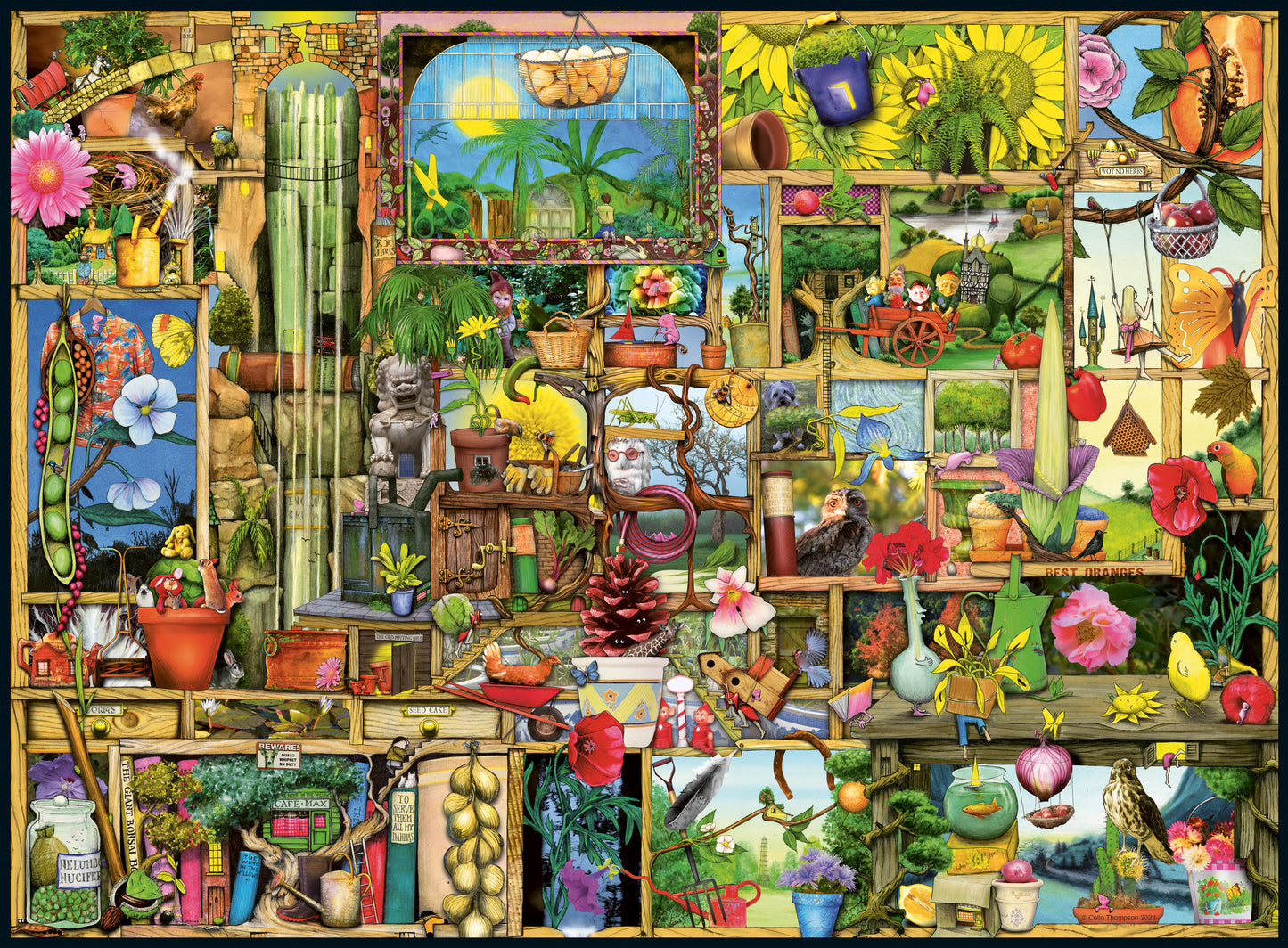 Ravensburger The Wonderful World of Colin Thompson No.1, 4x 500pc